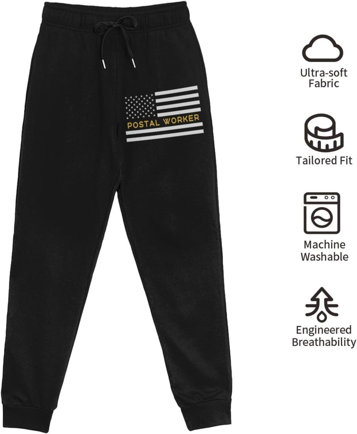 Men's Long Pants Athletic Running Pants Lightweight Quick Dry Gym Sports Pants