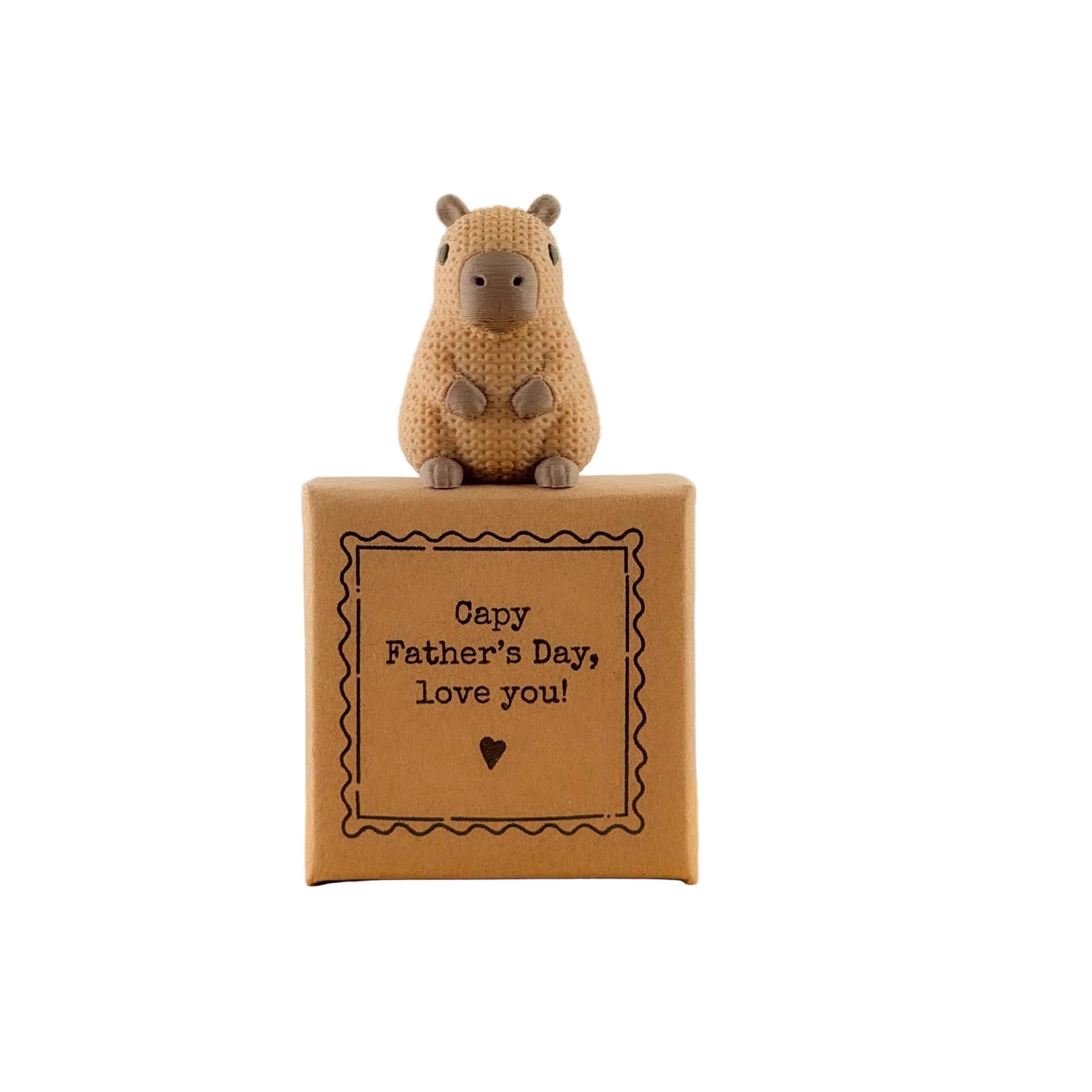 Image Industry Capy Father’s Day Love You – Tiny Little Box for Dad – Cute Keepsake – Small Thoughtful Present – Father’s Day Idea