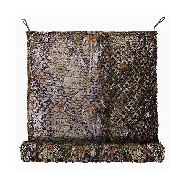 Tongcamo Tarnnetz Sonnenschutz Camouflage Netz 150D Polyester Gewebe für Sichtschutz Jagd Haus Garten Camping Party Netz… – Bild 4