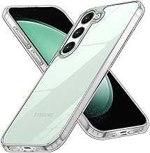 Winble Polycarbonate Ultra Hybrid Crystal Clear Back Cover Case For Samsung Galaxy S23 Fe 5G|Shockproof Camera & Drop Protection|Hard Clear Back|Bumper Back Cover Case For Samsung Galaxy S23 Fe 5G