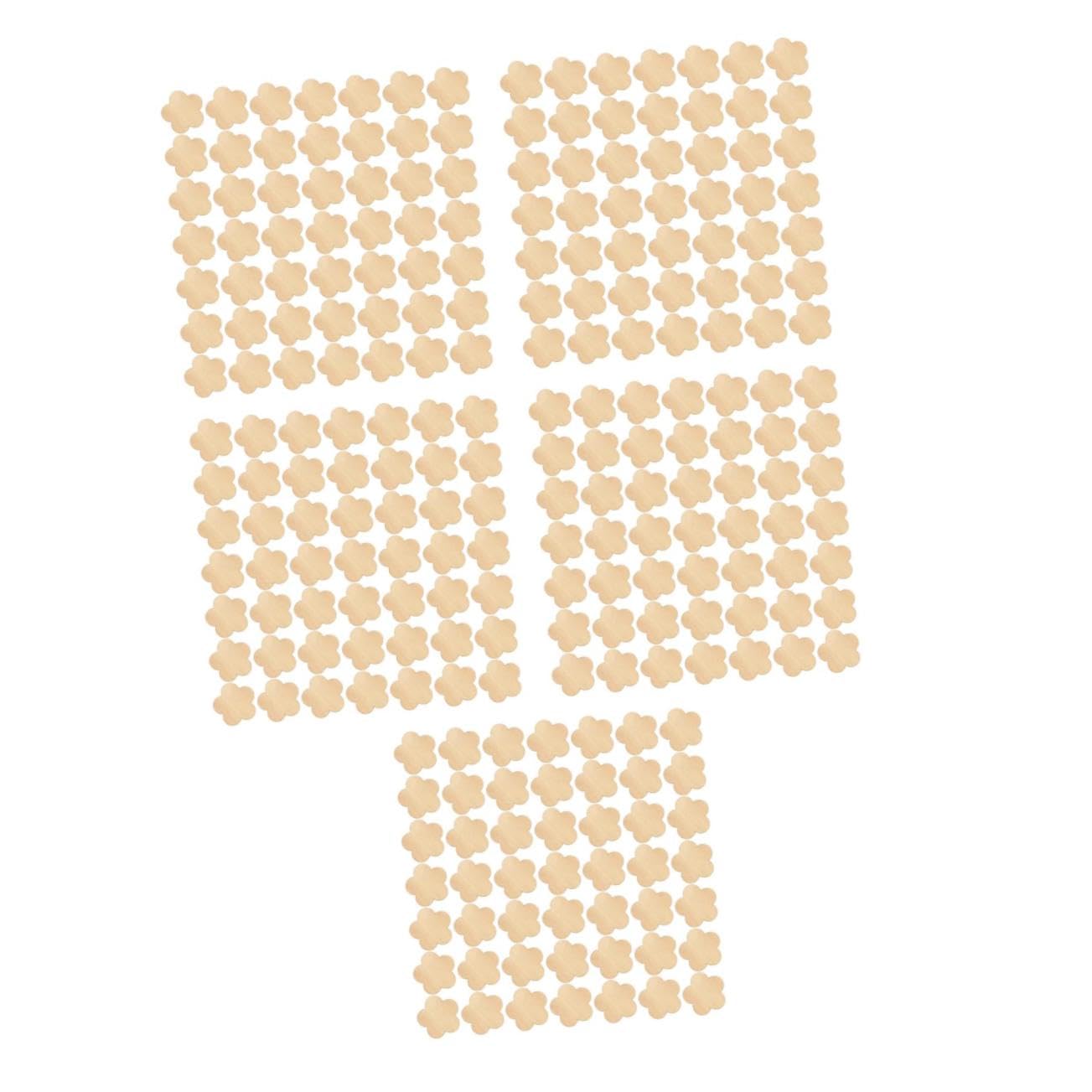 Gadpiparty 5 Sätze Unbehandelte Holzscheiben Diy Hochzeits Und Festdekoration Bastelzubehör Für Kreative Wohnraumgestaltung Und Festliche Anlässe 50 Stück * 5