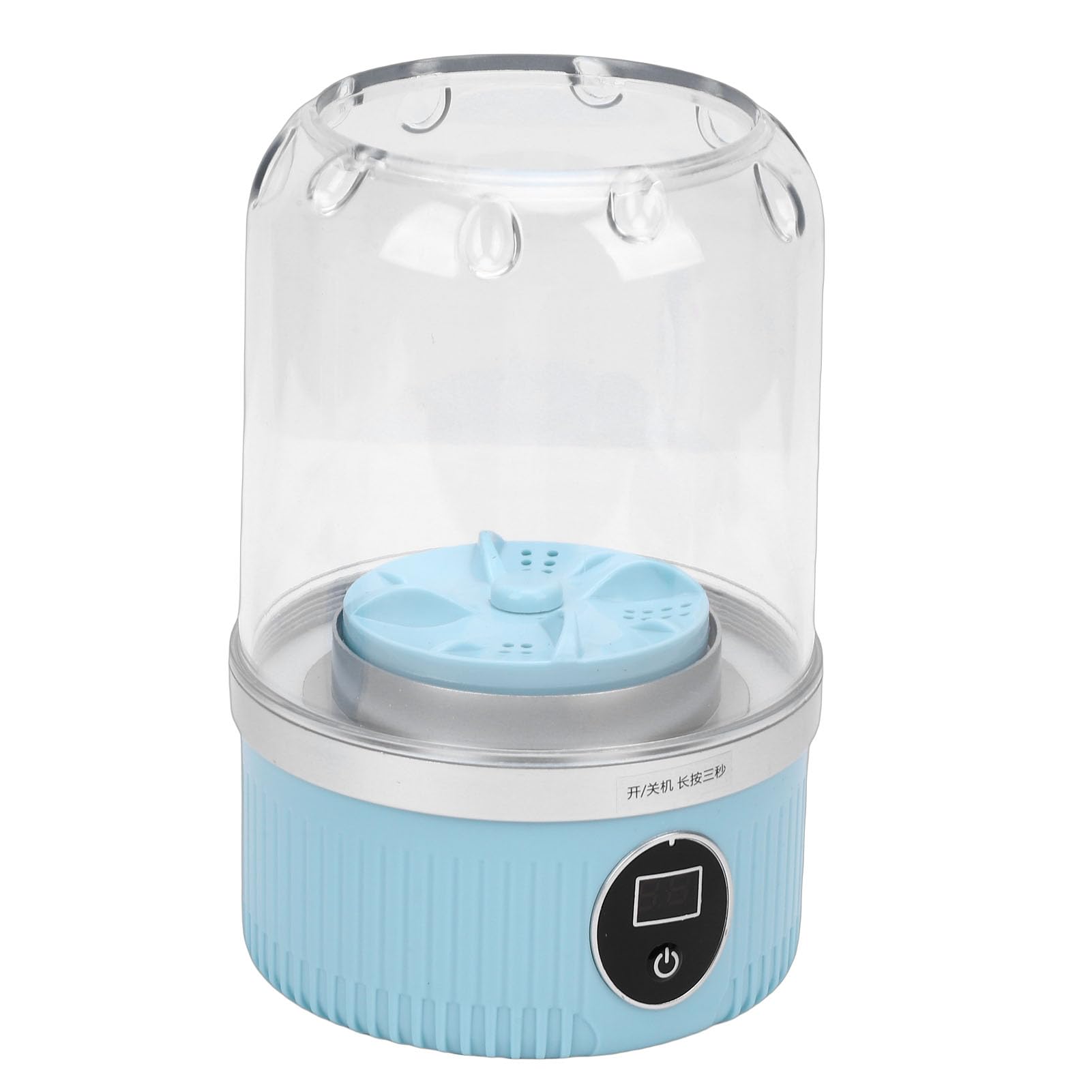 Lavadora Portátil, Mini Lavadora de Ropa Interior, Lavadora de Ropa Pequeña Inalámbrica Recargable para Calcetines, Viajes, RV, Apartamento, Hotel, Dormitorio (BLUE)