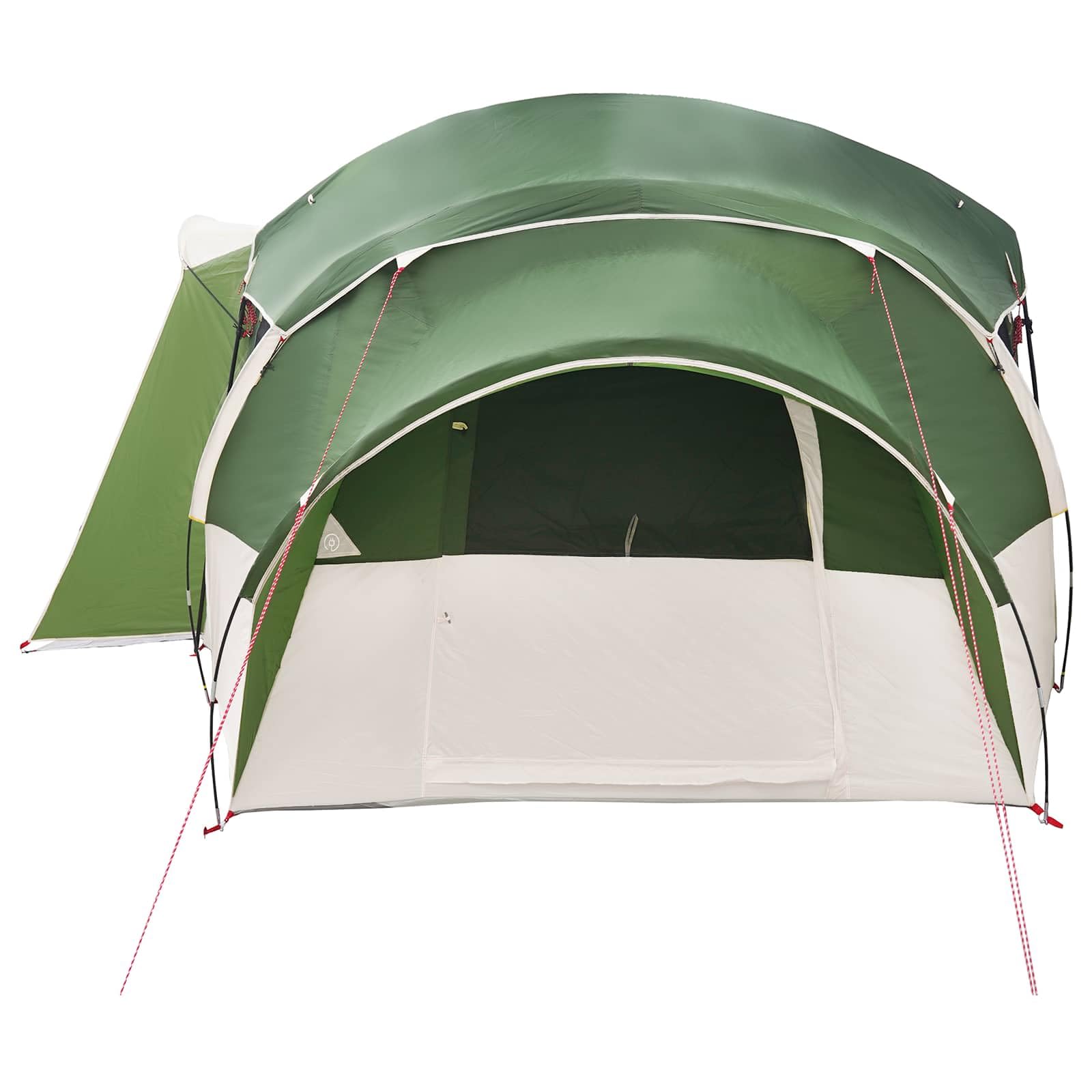 Tenda Familiare per 18 Persone con Parapioggia Impermeabile Verde 185T