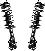 Vista 589 de Detroit Axle - Kit de suspensión delantera de 10 piezas para Chevy Aveo Aveo5 Pontiac G3 Wave 2 Ready Struts Assembly 2 Enlaces de barra