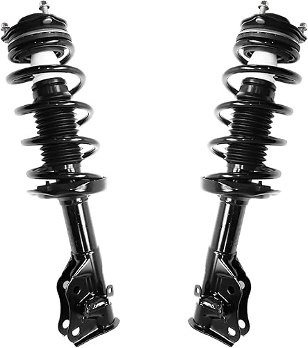 Miniatura 589 de Detroit Axle - Kit de suspensión delantera de 10 piezas para Chevy Aveo Aveo5 Pontiac G3 Wave 2 Ready Struts Assembly 2 Enlaces de barra