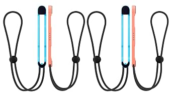 Lonxmovs 4 Pack Wrist Strap for Switch 2 Joycon 2- Replacement Accessories for Joy con 2 StrapsBlue and Orange 4 Pack