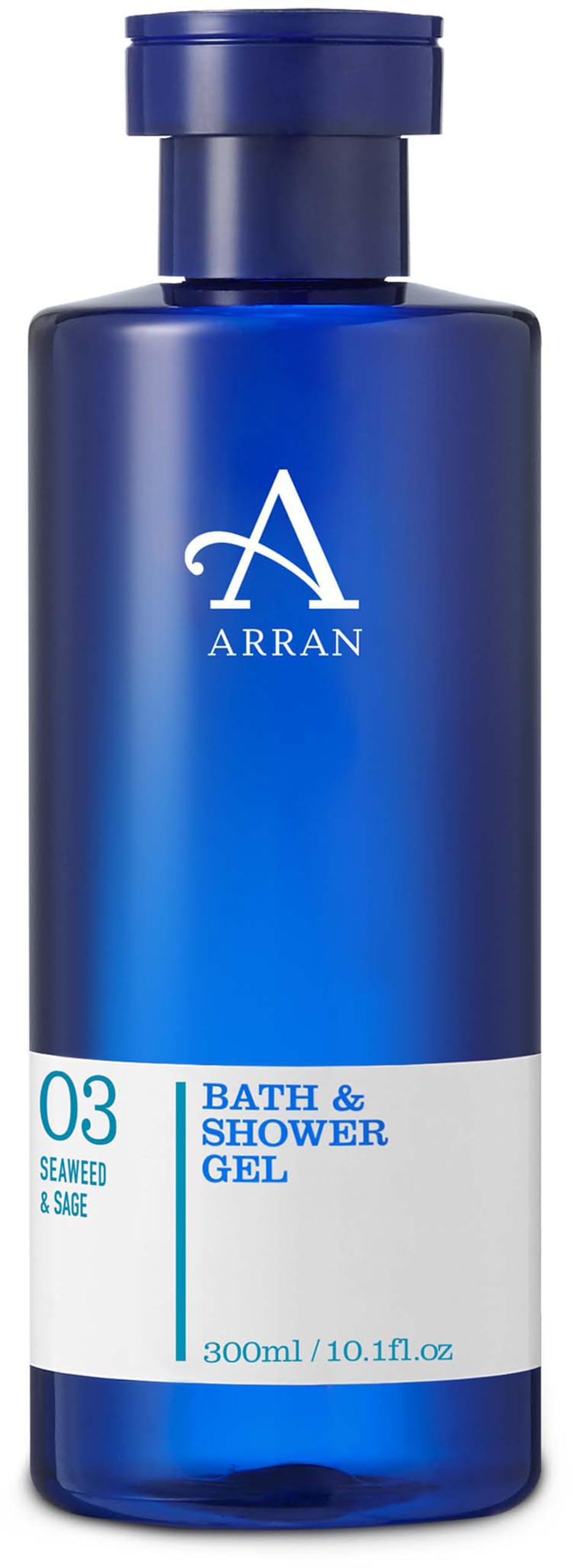Arran Sense of Scotland Apothecary Seaweed & Sage Bath & Shower Gel (300ml) with Seaweed Extract, Sage Oil & Pro-Vitamin B5 - Image 2