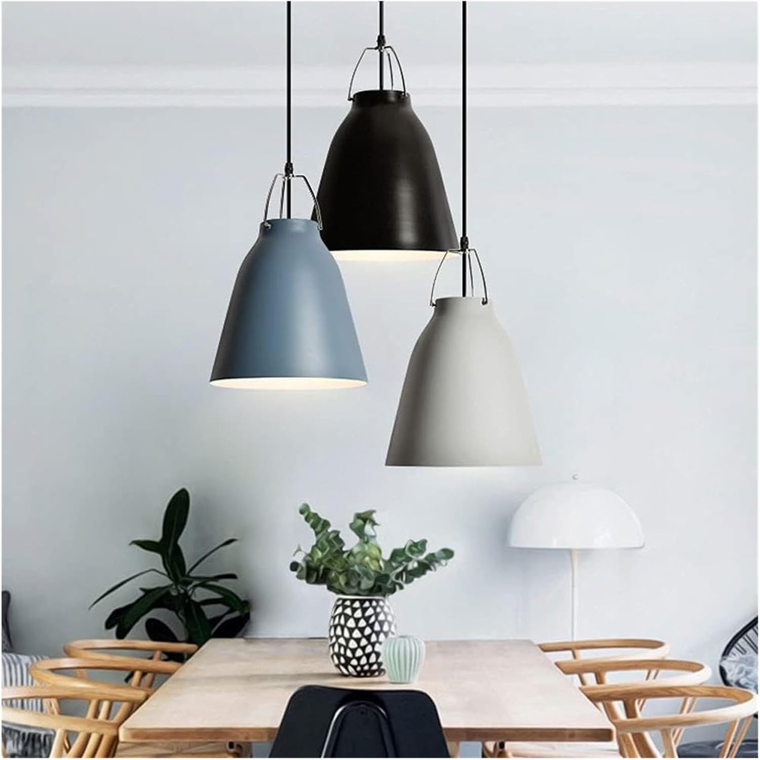 Chandeliers,- Bucket Shaped Chandelier,- Modern Style Iron Art Lamp,E27 Single-Head Hanging Light