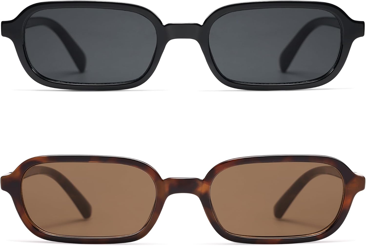 Retro Rectangular Sunglasses for Women Vintage 2026 Fashion Trendy Funny Small 90s Square Sunnies AP3698 - Image 4