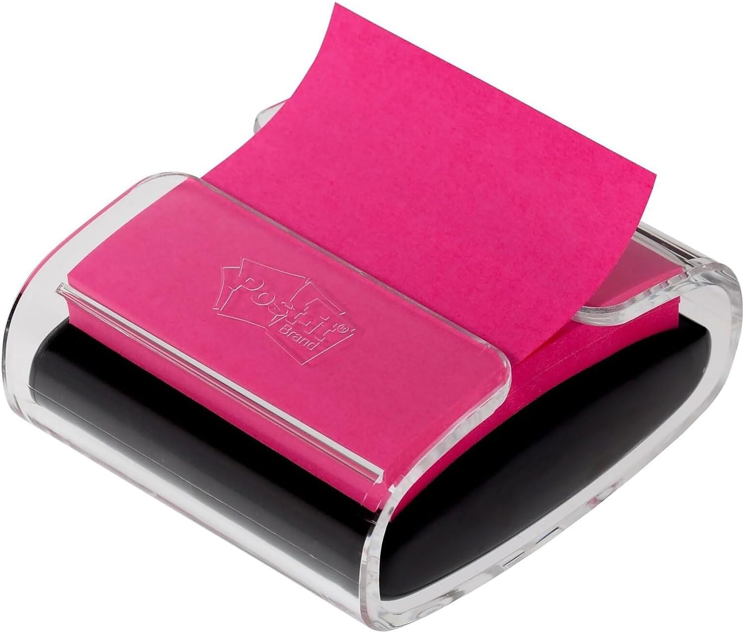 Post-it WD330BK Dispenser, Post-it Note, 3-Inch x3-Inch, 6/CT, Black