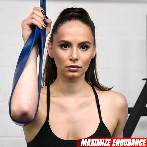 Miniatura 3 de Fit Active Sports - Bandas de resistencia para ejercicio, para el hogar, gimnasio, estiramiento, entrenamiento de fuerza, levantamiento de pesas,