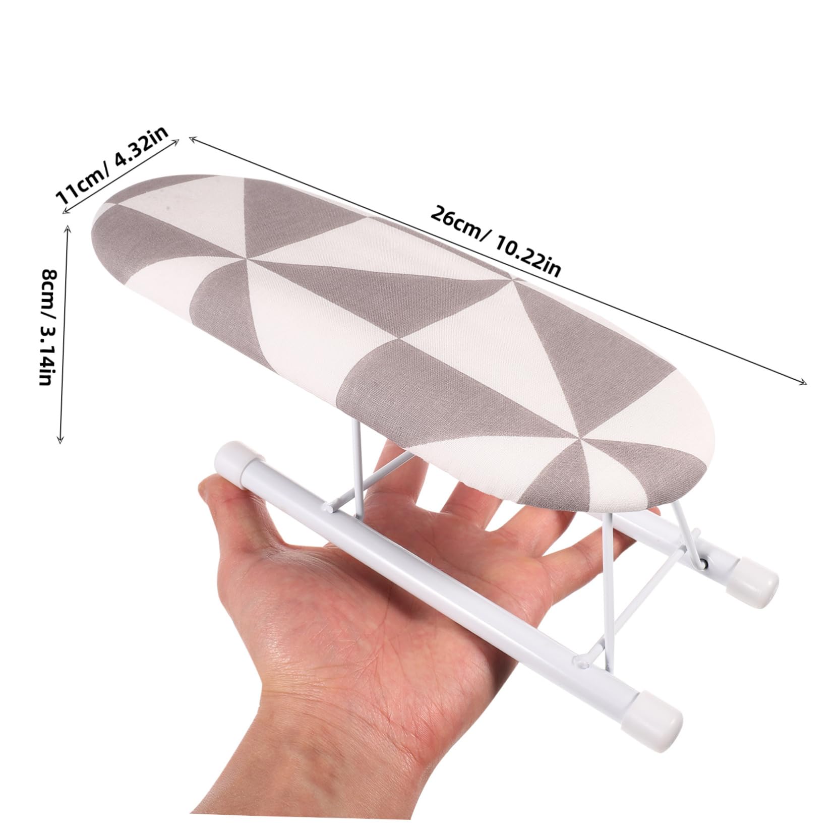 Mobestech 1Pc Mini Ironing Board for Clothes Sleeve Ironing Rack with Thickened Support Compact Design for Home Travel and Dorm Use for Collars