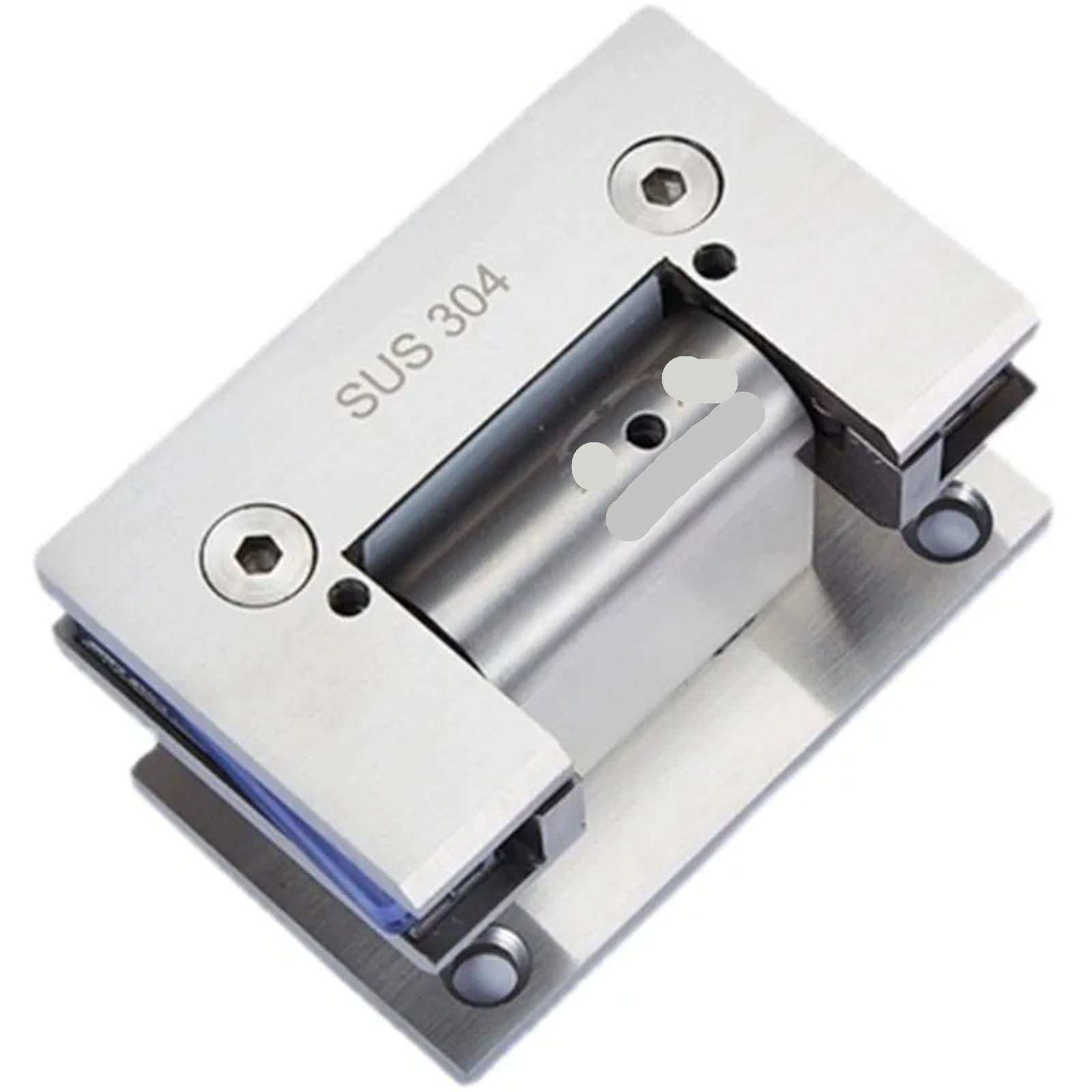 Cnyuon One Color Hydraulic Buffer 304 Stainless Steel Bathroom Shower Office Glass Door Hinge Clip For Glass Door