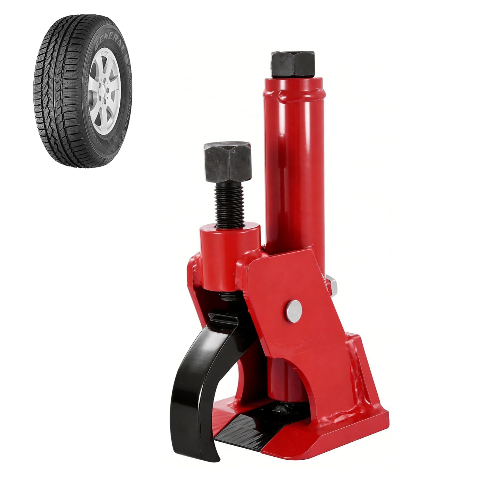 Strumento manuale per smontagomme per pneumatici, strumento portatile per ruote da 97-107 cm, strumento di riparazione pneumatici resistente con sistema di leva, per auto, camion, trattore, ATV, SUV
