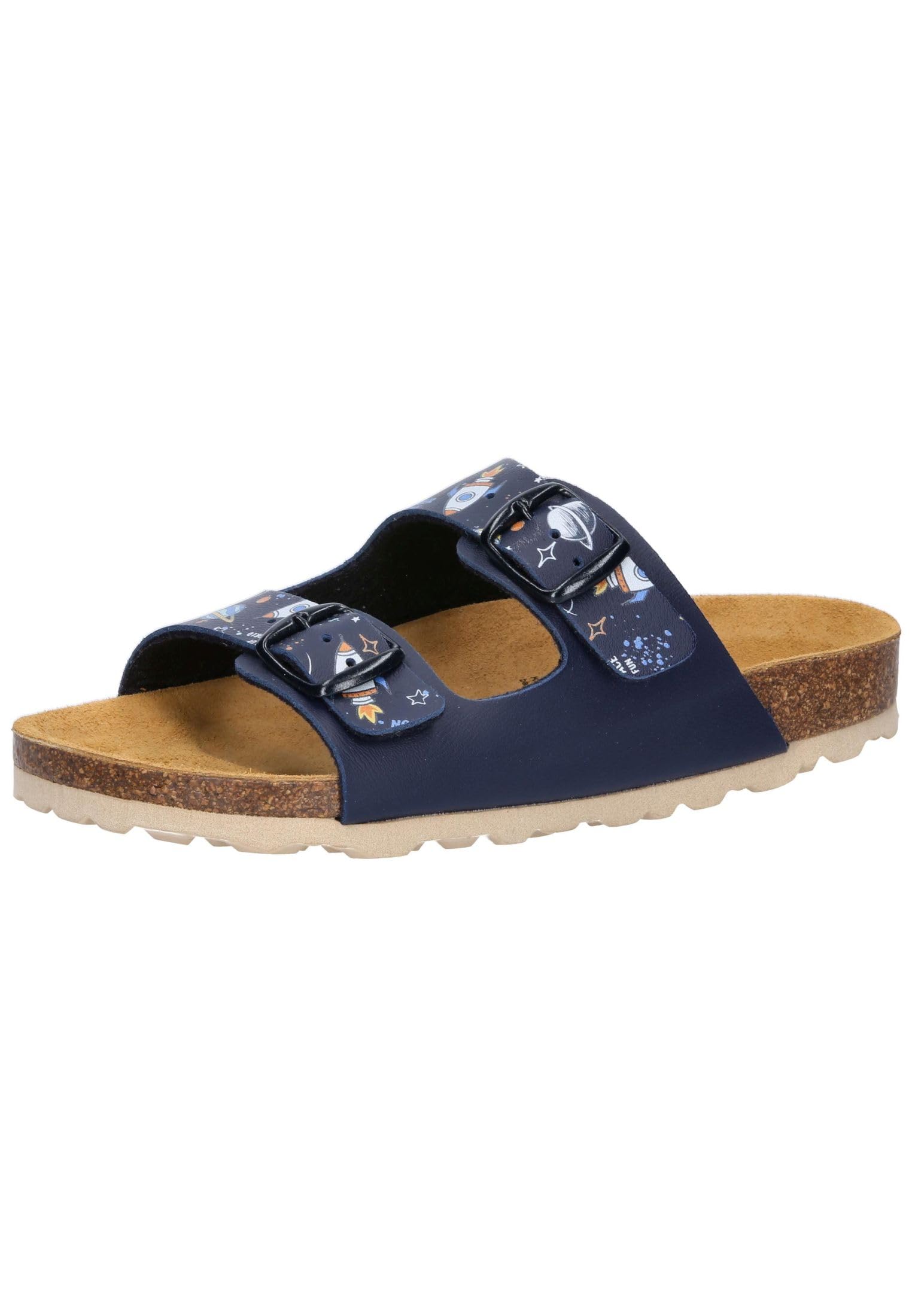 Lico Bioline Universe Mules, Navy, 13.5 UK Child