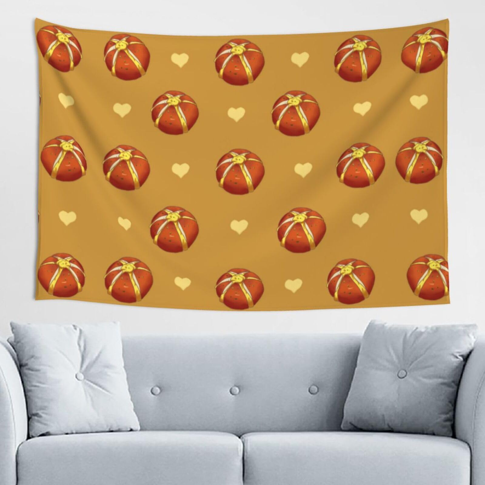 ZZYYDS Buttered Bread Wall Decor Tapestry 60x40in, Wall Hanging, Home Decor, Dorm Decor, Porch Tapestry, etc.