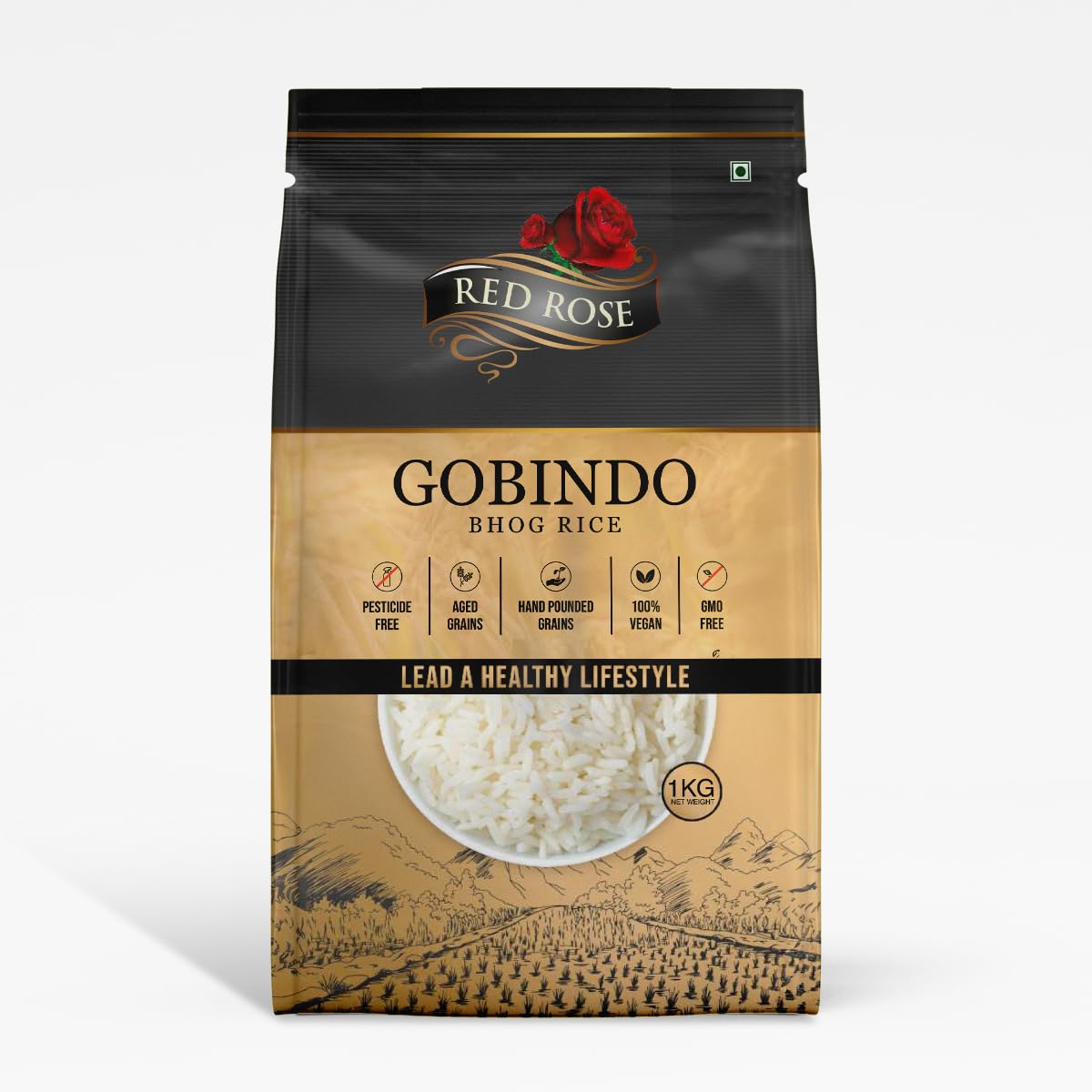 Red Rose Gobindo Bhog Rice,Jeera Kasala, Jeera Rice,Kaima, Unpolished RIce, Hand pounded Grains,1 Kg (B0D8FW8X41) Amazon Price History, Amazon Price Tracker