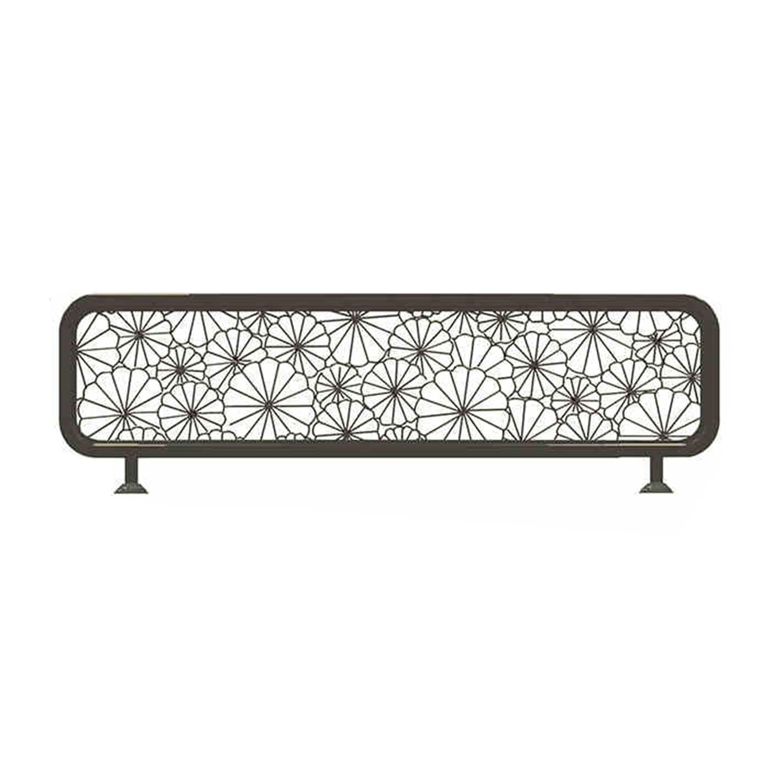 Pantalla divisora de escritorio negra decorativa para restaurante y bar, 60 x 38 cm, elegante panel de privacidad para oficina, ideal para espacios de trabajo