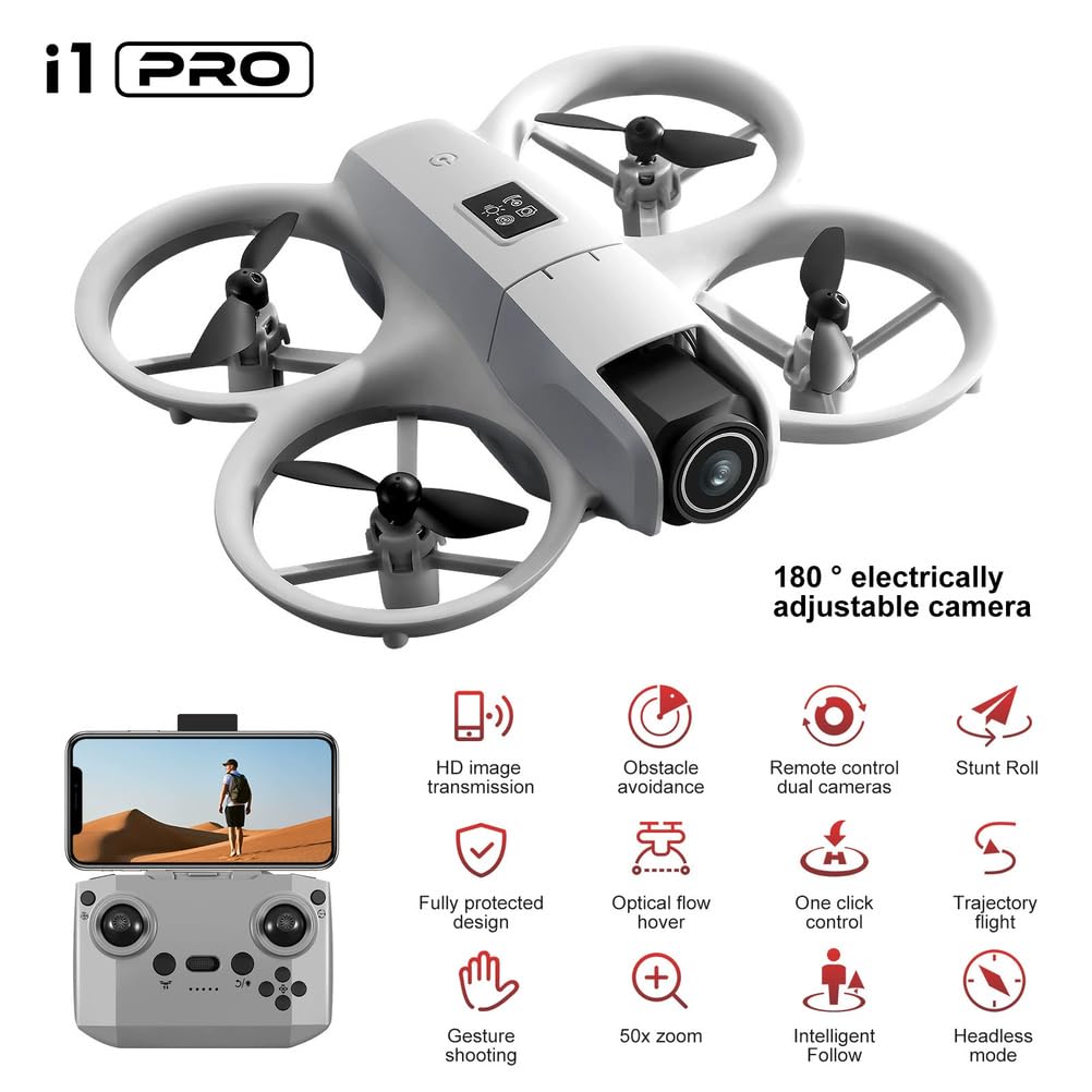 Dron Profesjonalne drony z kamerą 4K ESC 180 ° FPV UAV z unikaniem przeszkód RC Dron Mini antena WIFI Quadcopter