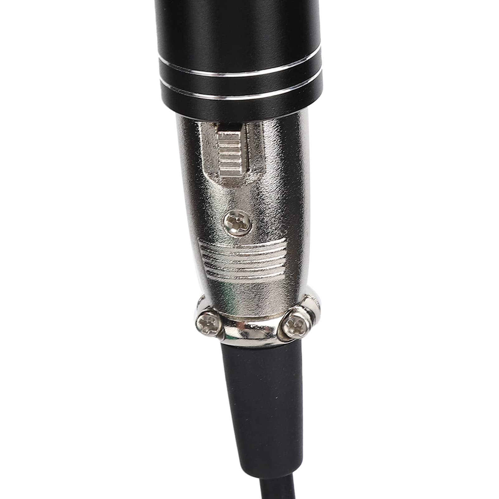 Microfono per Intervista a Condensatore Microfono per Registrazione Fotografica per Videocamere DSLR DV Camcorder, Microfono per Fotocamera con Supporto in Metallo, Copertura in Schiuma(Nero 28 cm)