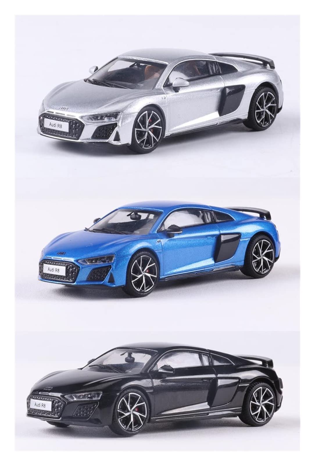 Amazon.co.jp: ミニカー スケールモデルカー 1/64アウディR8静的合金