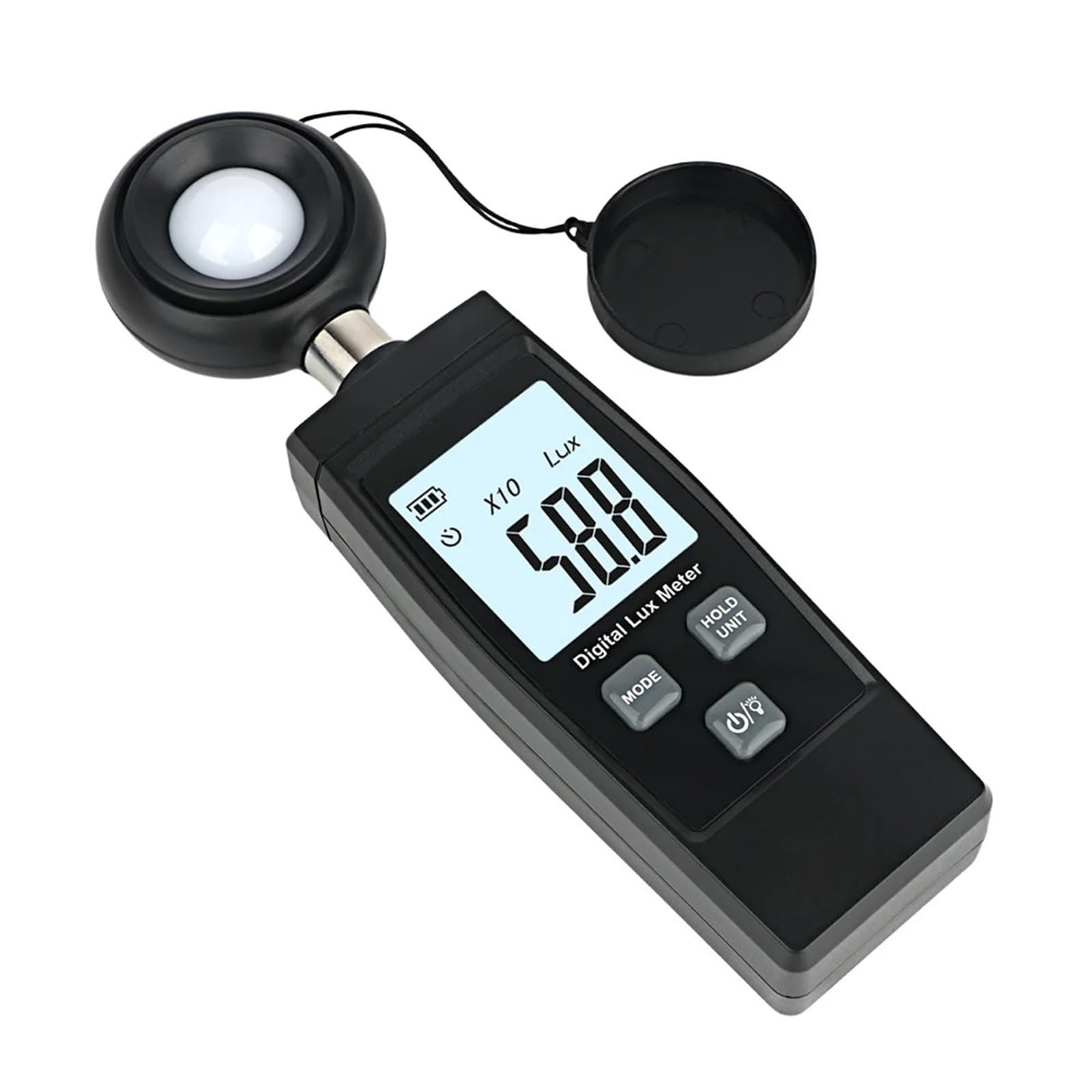 Luxómetro, Mini medidor Digital de Lux, luminómetro con pantalla LCD, fotómetro de 0-200000 Lux, medidor de luz de alta precisión, medidor de medida Lux/FC