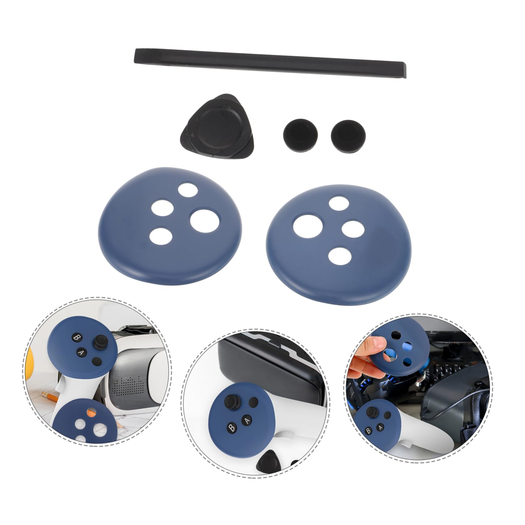 jojofuny 5sets Cover Per Controller Vr Compatibile Con Sostituzione Con Design e Facile Installazione Accessorio Con Grip