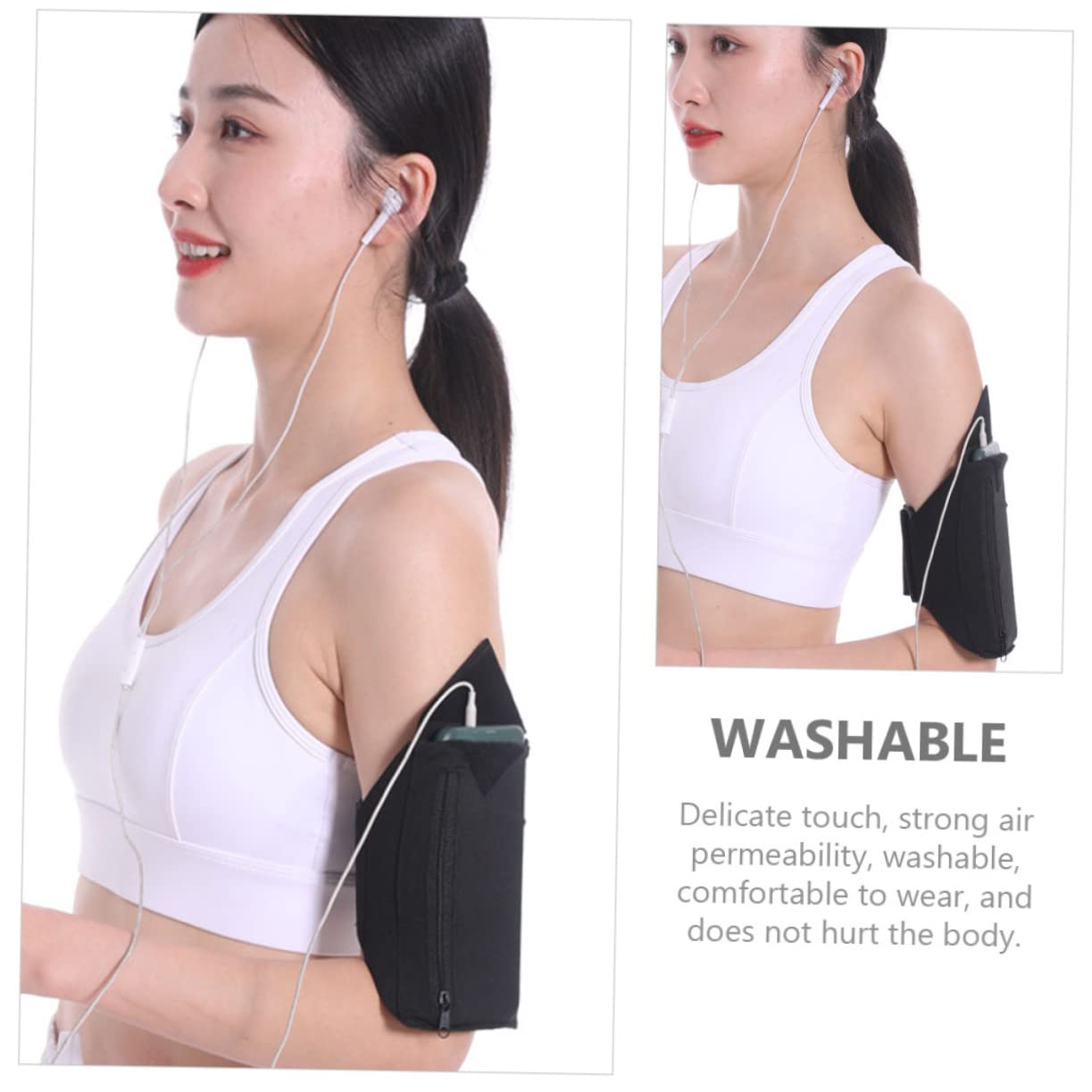 5stücke Armband Handyhalterung Aus Neopren wasserdichte Handytasche Für Joggen Fitness Und Outdoor-aktivitäten Komfortabel Langlebig Und Atmungsaktiv Für Verschiedene