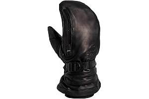 Swany Legend Touch-Screen Compatible Insulated Warm Durable Leather Winter Ski Mittens