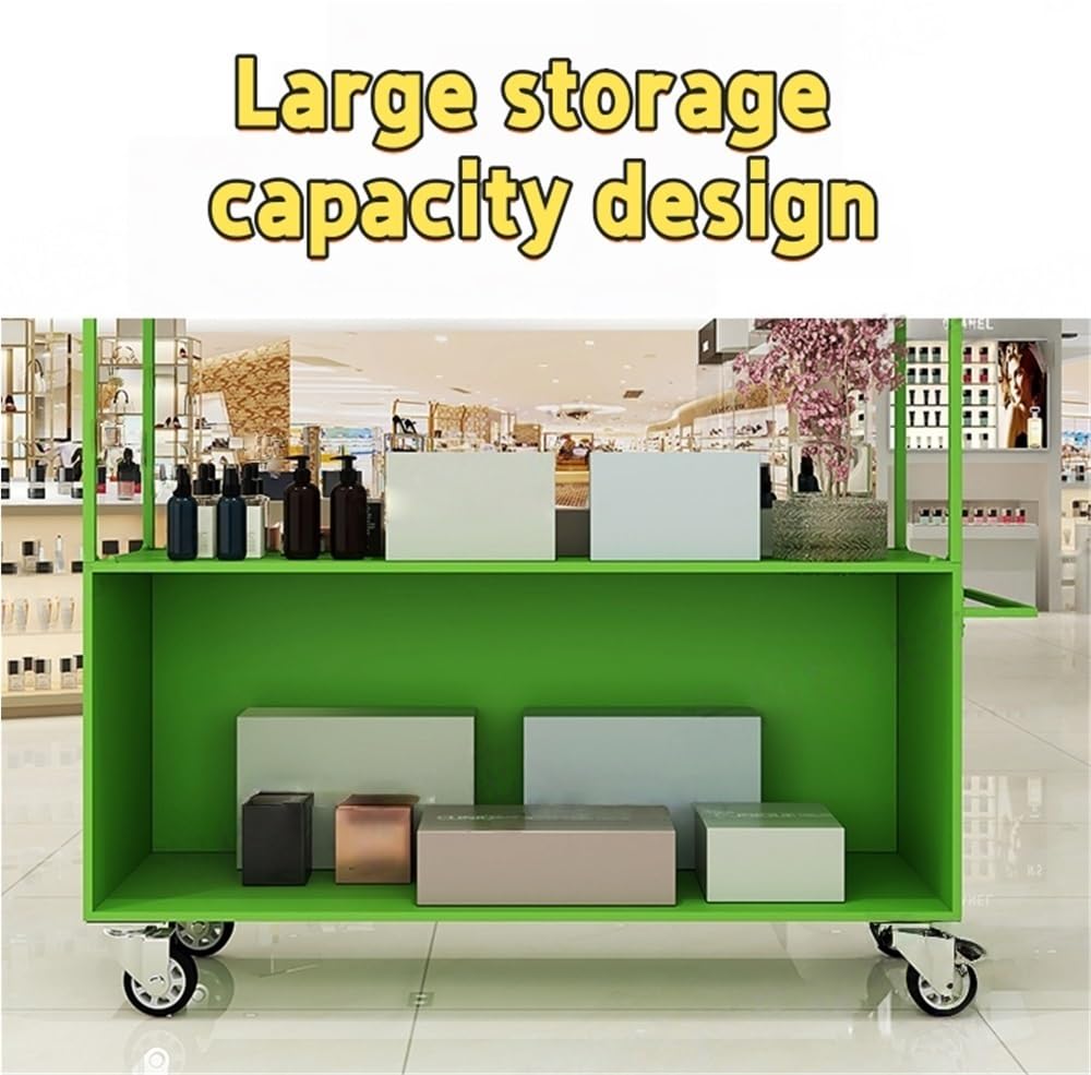 Carrello pieghevole per alimenti da esterno – Chiosco portatile con tettoia per mercati e festival, carrello per esposizione commerciale, blu, 99,8 cm, ideale per eventi di street food