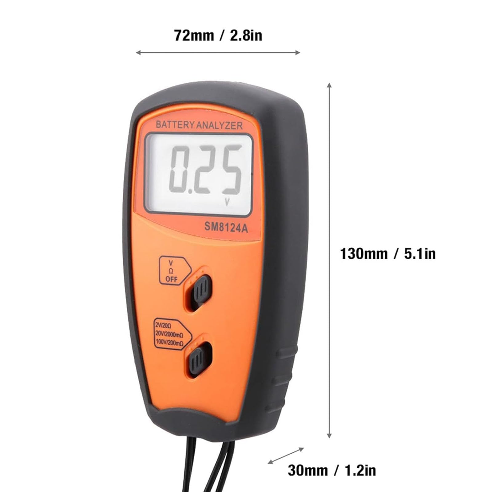 Display LCD Misuratore impedenza interna Tensioni della