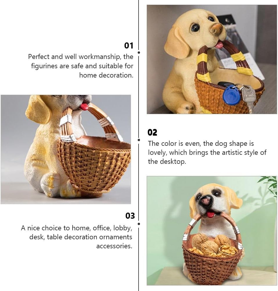 Storage Holder for Dog Box Porch Adornment Cartoon Keychain