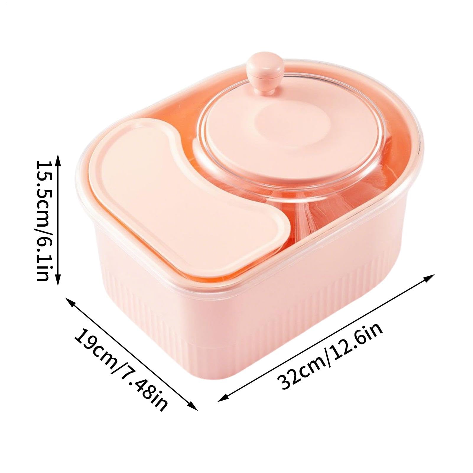 Centrifugadora Limpiadora De Verduras Y Frutas Para Cocina Tapa Segura Con | Cepillo Manual De Frutas Y Verduras Para Tomate Patata Pimiento Pepino Zanahoria Lechuga Uvas Cerezas