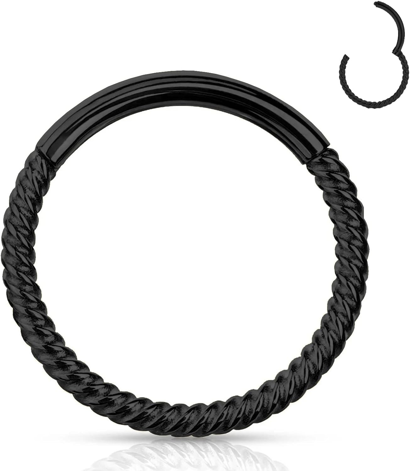 YEBOCIYO Piercing Nariz Piercing Ombligo Acero Quirurgico 16G Piercing Tragus Piercing Septum Piercing Ceja Piercing Lengua Piercing Helix Piercing Daith Mujer Hombre Oro Plata Oro-rosa Negro Arco-Iris