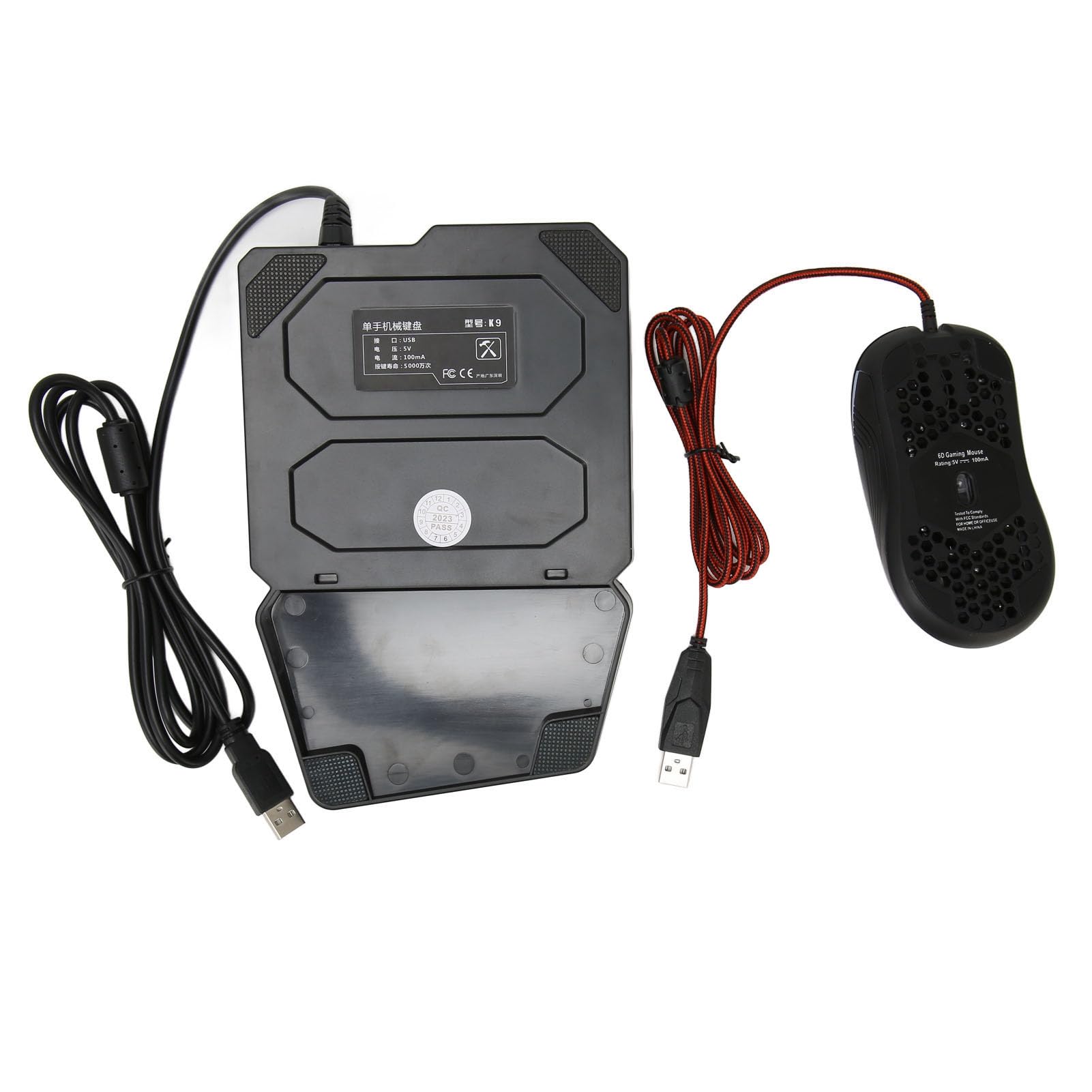 FAUOSWUK Paquete Combinado de Juegos Móviles 4 en 1, Conversor de Teclado y Ratón con Ratón para Juegos y Soporte Ajustable para Teléfono, para de