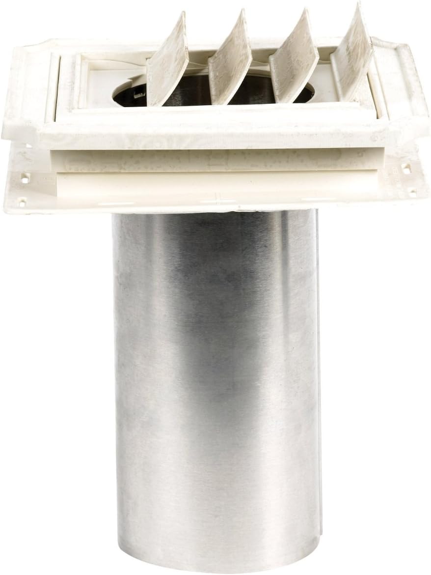 Builders Edge 140137079117 Vent, Bright White