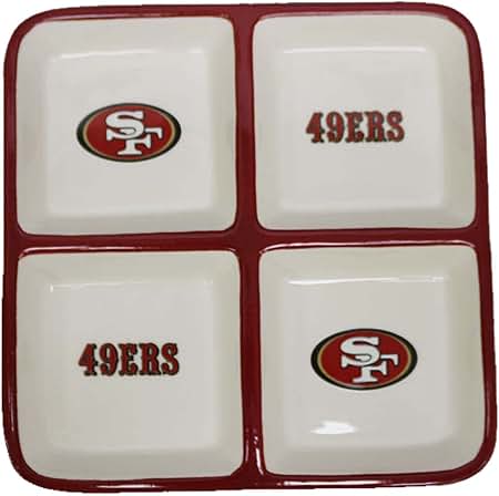 49ers tackle box amazon San Francisco NFL Football Field Tray by Fan Creations - Decorative Team Logo Server with Handles for Food & Drink- for Game Day Entertaining or Tabletop Organizer Vintage Diamond Rattler Jim Storage Attachment As the 49ers are Model:2500 (High Speed)