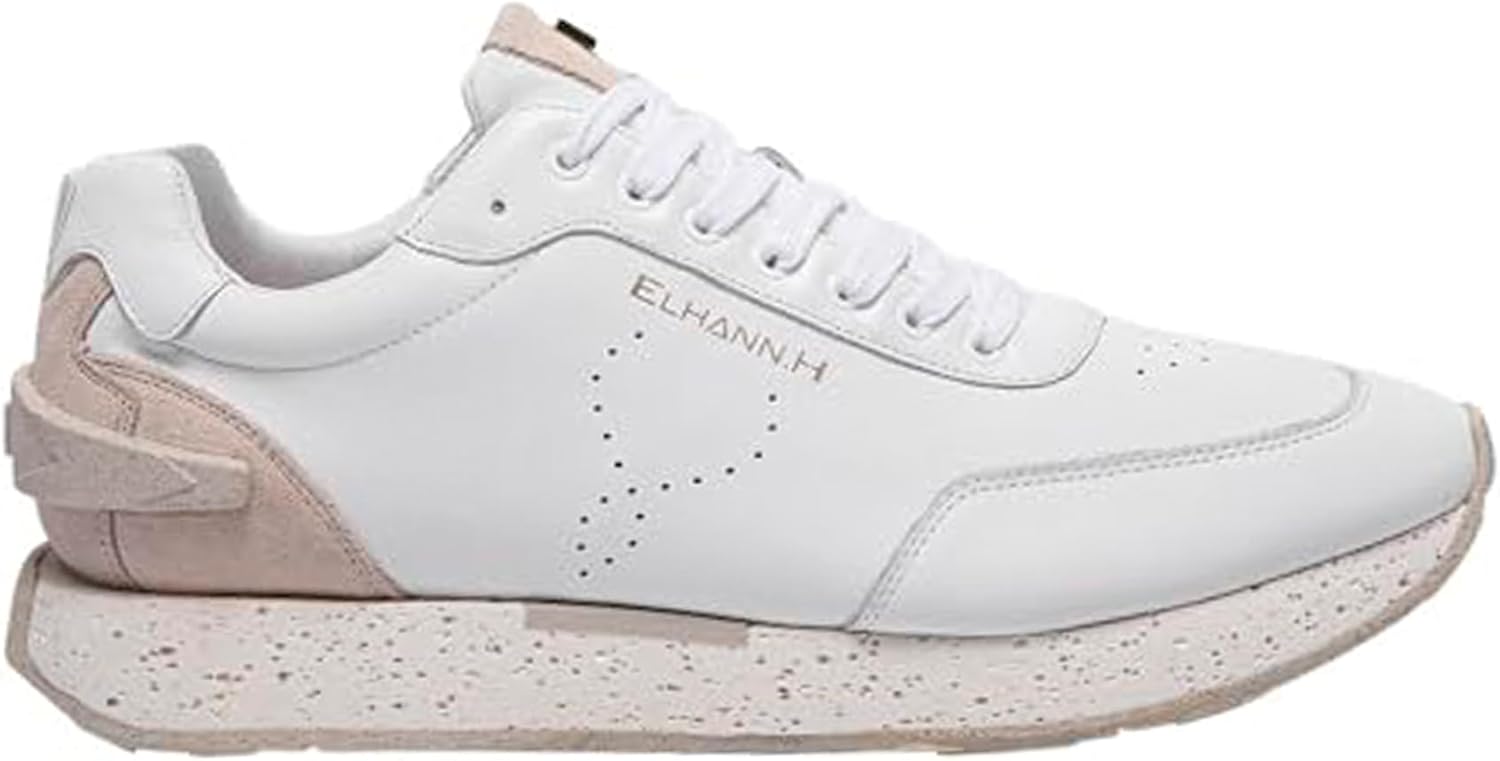 ELHANN.H Sneaker Combines Simple Lines with a Dynamic Style. The MKX Finish of its Midsole Brings a Vintage Look to The Shoe.