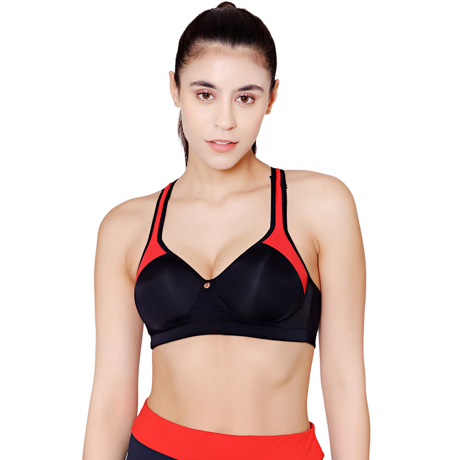 bodycare 1624 Sports Bra for Women, Full Coverage Workout Bra for Gym-picture-29