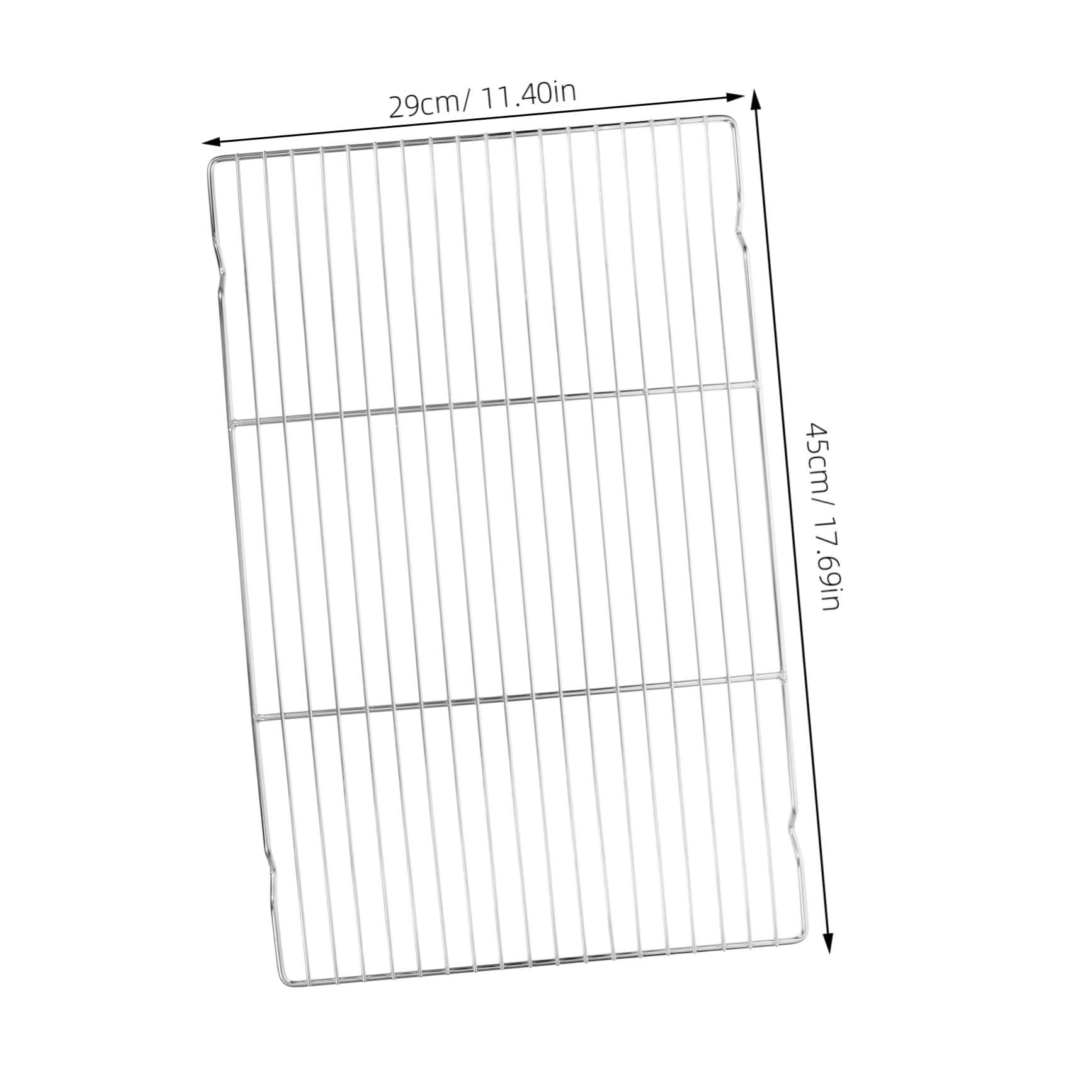 Levemolo Stainless Steel Cooling Rack Thickened Multi Use Baking Grilling Rack Wear Resistant Easy to Clean for Cookies Bread Cakes More Design for Home Outdoor