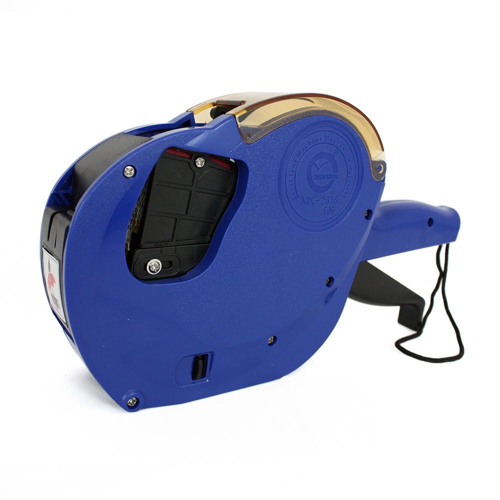 BishopBishop MX-2616 20 Digit 2 Line Price Dating Gun Kit Including 10 Rolls of White Labels