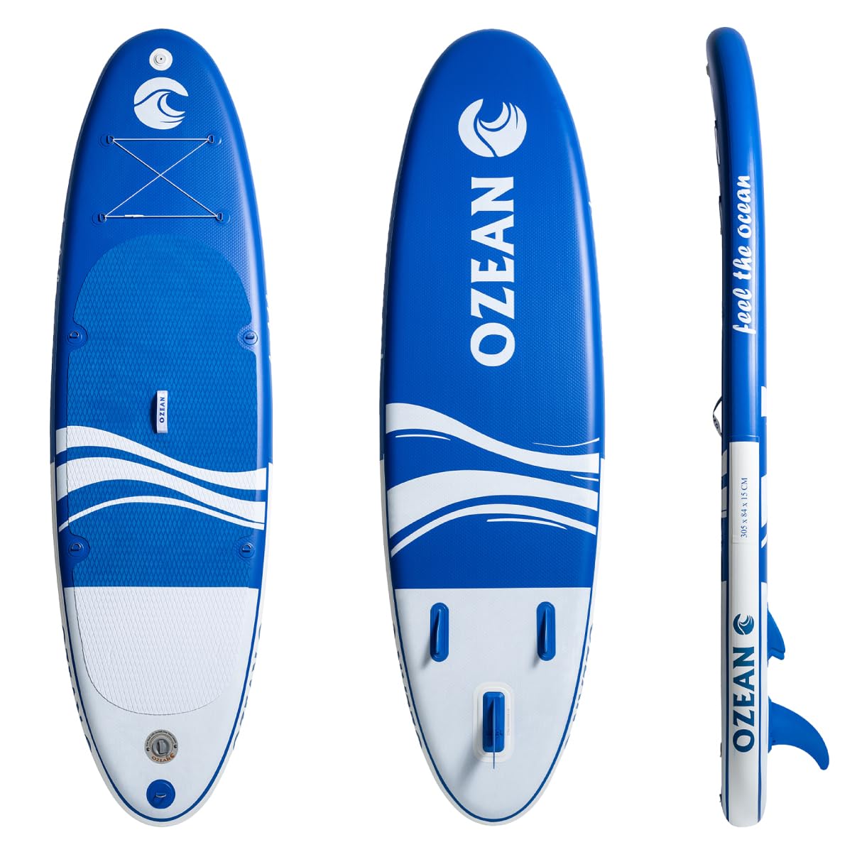 Tavola da surf gonfiabile Ocean, 305 cm, con 11 accessori