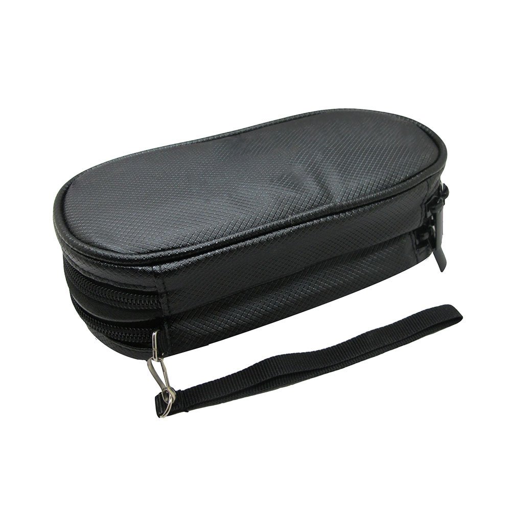 Khanka All-in-one Double Compartment Carry Travel Case Bag + Gray Game/Memory Card hard Case For Psvita PS Vita 1000 and PSVita Slim (PSV 2000), fits Charger cable/Game Cards