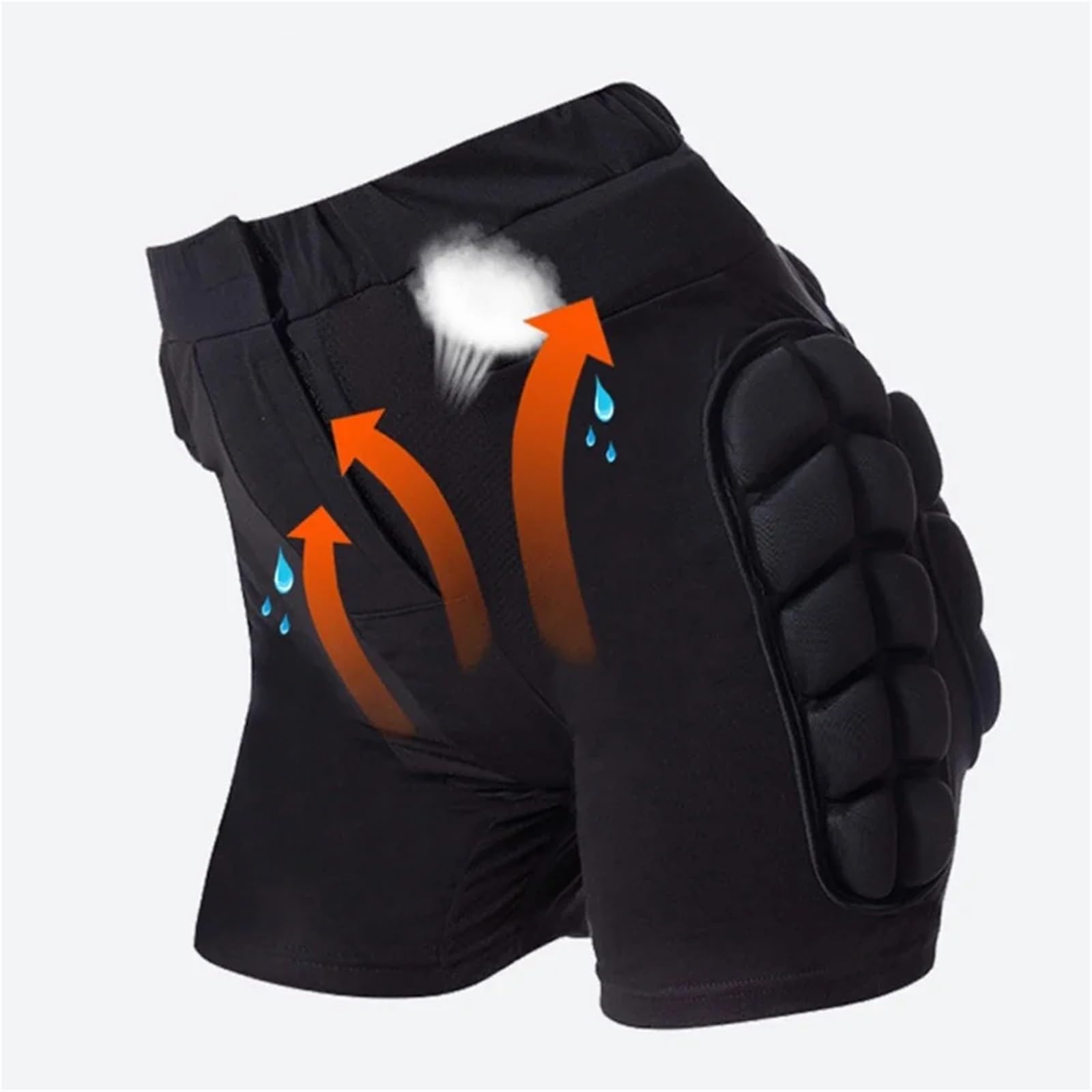 Ski Hüftprotektor 3D-Skihose mit Hüftprotektoren, Winter-Skatinghose Hüftschutz, Snowboardhose Aufprallschutz, Ski-, Eislauf-, Rollschuh- und Snowboardausrüstung