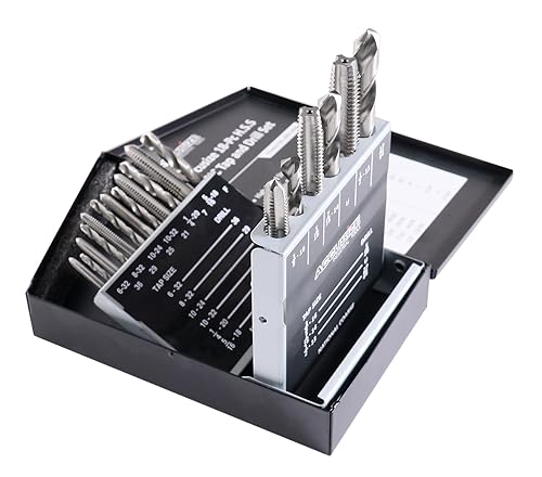 Miniatura 7 de Accusize Industrial Tools #0001-0040 18 unidadesSet de H.S.S. unidades para taladrar y desbarbar, UNC