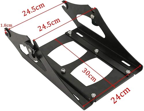 Miniatura 9 de TCMT - Cojín de respaldo para maleta de motocicleta con montaje de dos plazas, compatible con Harley Touring 2014-2025 CVO Road King Road Glide