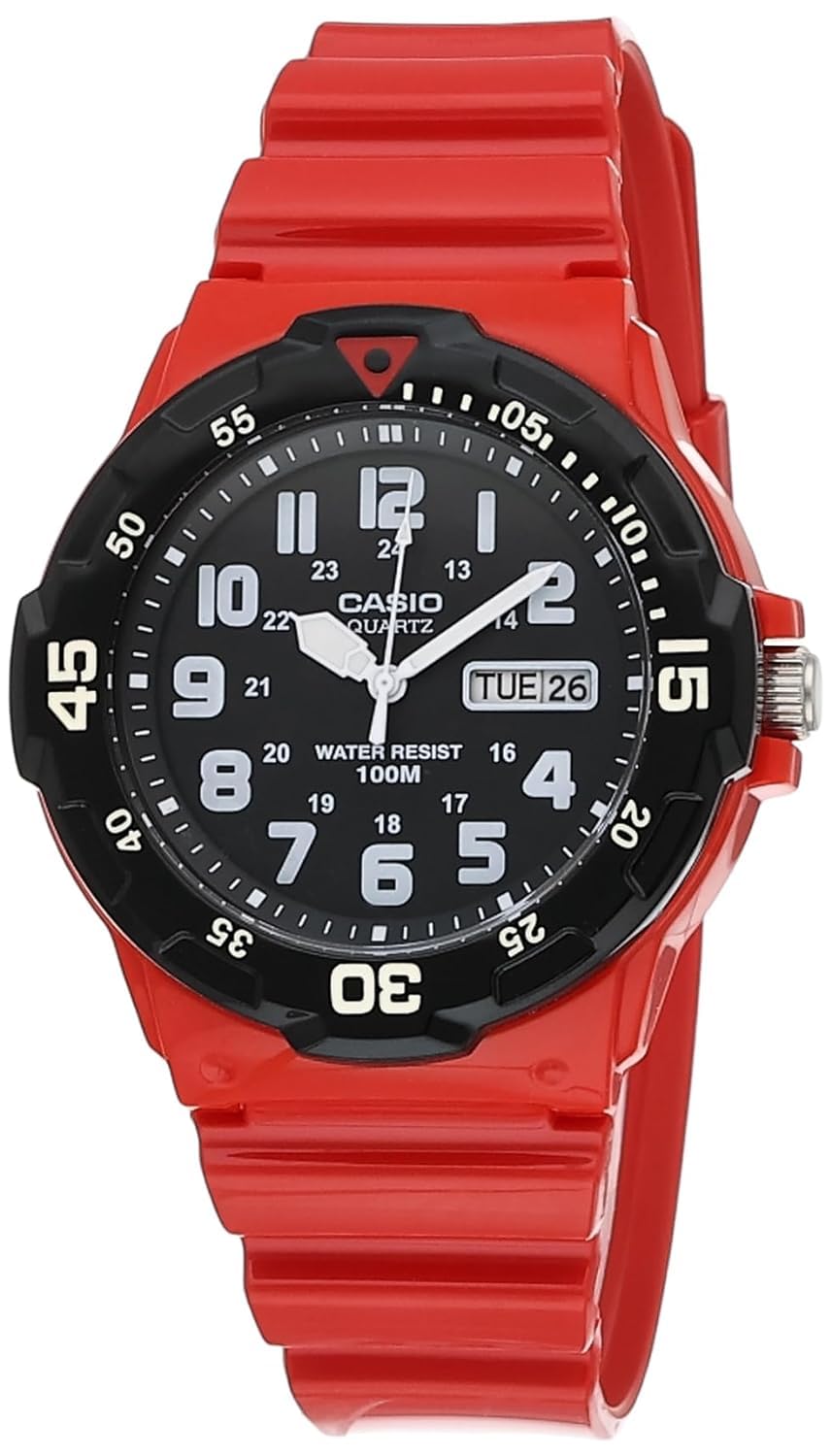Casio Quartz Watch Black/Red