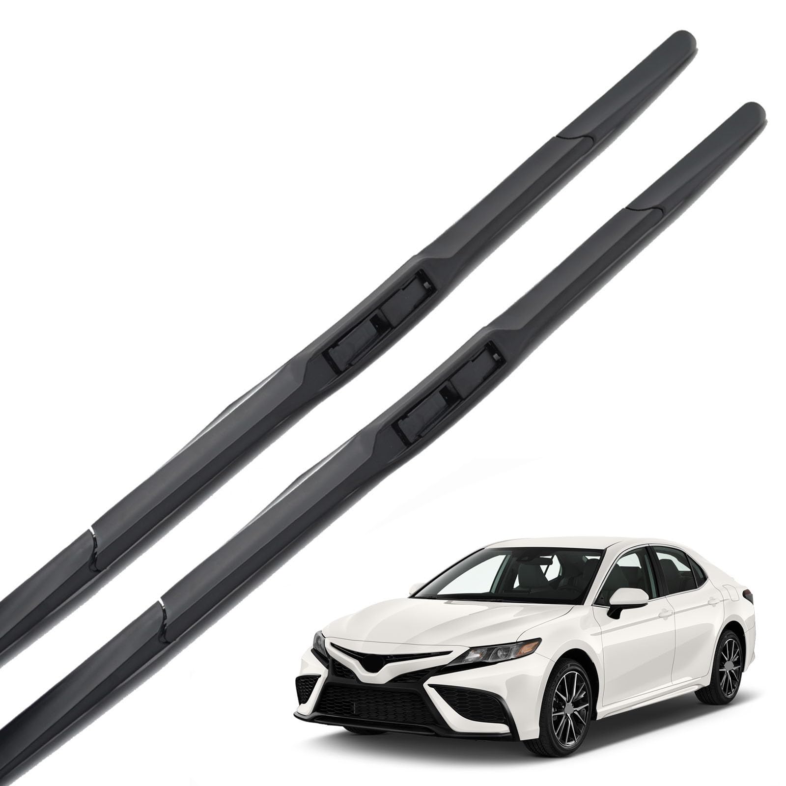 Escobillas Limpiaparabrisas Delanteras Híbridas Para Toyota Camry XV70 LE TRD SX 2017-2023, Escobillas De Parabrisas De 26" + 20"