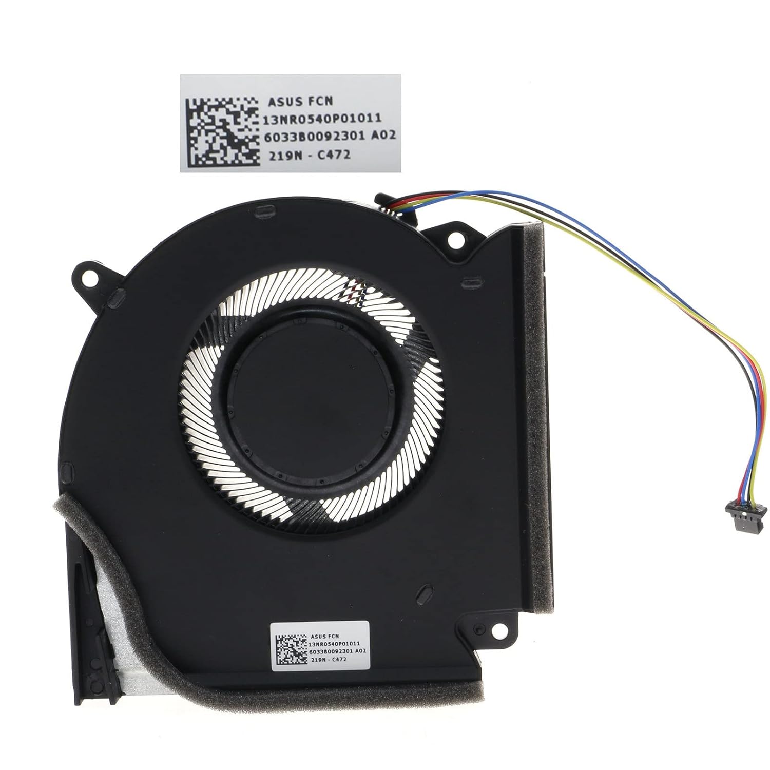 CPU GPU Cooling Fan for Asus ROG Strix G513IM G513IR G513QM G513QR G533QM G533QR G533QS G713IM G713IR G713QM G713QR G733QM G733QR G733QS 12V 1A FNAA 13NR0540P02011 FNAB 13NR0540P01011