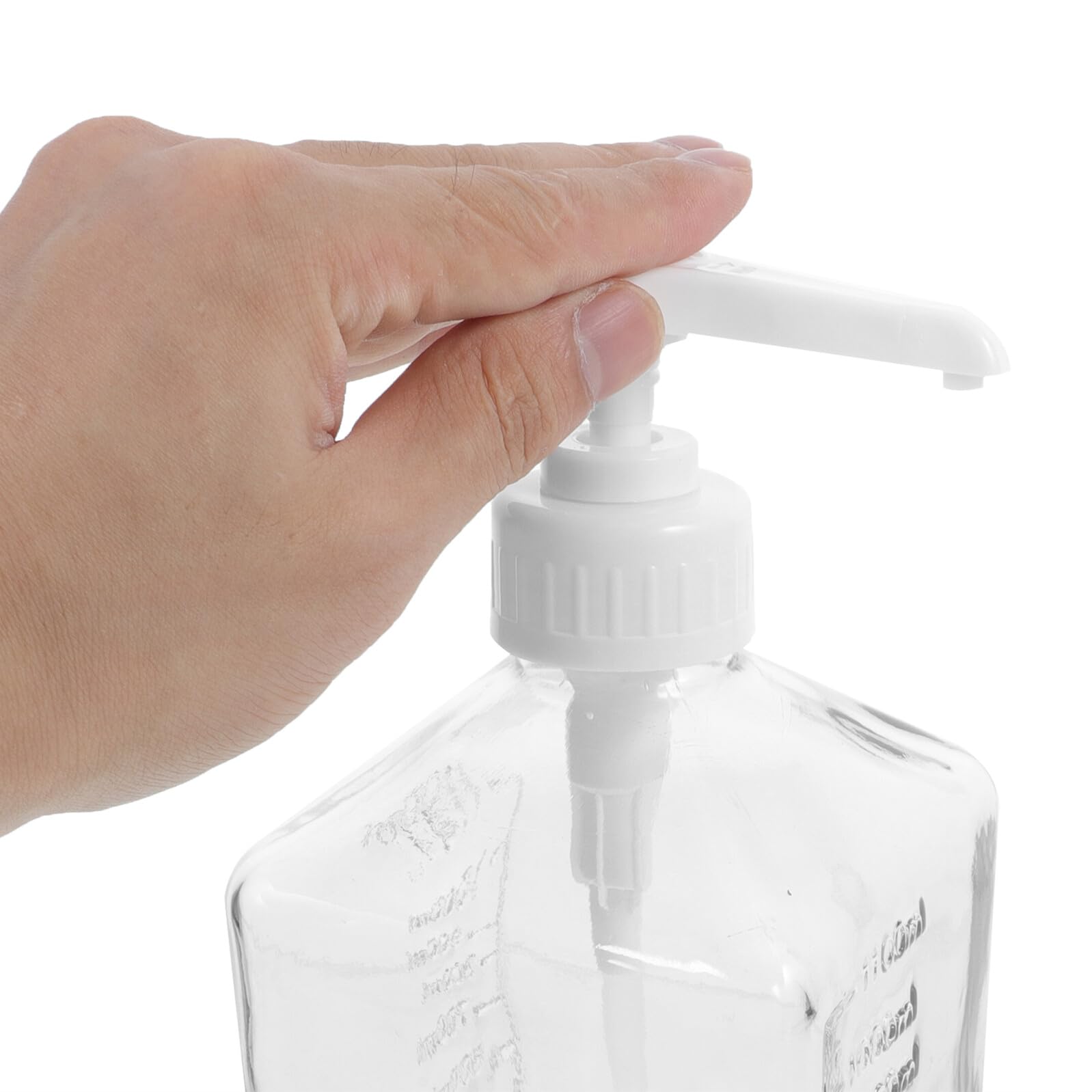 Botella de Vidrio para Jarabe con Dispensador de Bomba Diseño Transparente Resistente para Cocina Cafetería y Repostería Dispensador Práctico y Decorativo para Jarabes y Miel